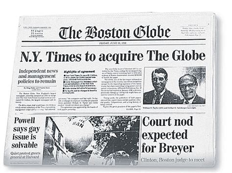 Turning A New Page At The Boston Globe The Boston Globe