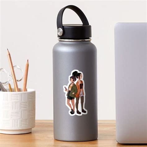 Pegatina My Hero Academia Momo Y Jirou De Mariogal Redbubble