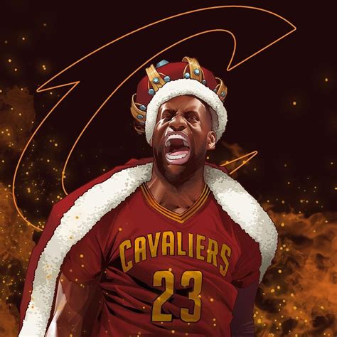 Lebron James Wrath Of The King Illustration Lebron James Lebron