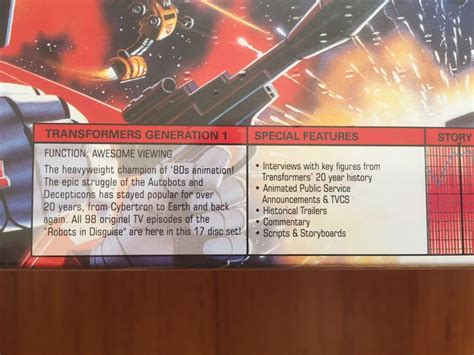 Transformers Generation 1 Complete Dvd Collection Hobbies And Toys