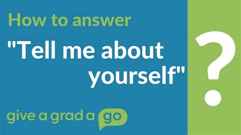 Tell me about yourself sample answer for fresh gradates with no work experience, software testers, software engineer, sales profesionals, it do you struggle with how to answer tell me about yourself in an interview? Tell Me About Yourself: Answering This Graduate Interview ...