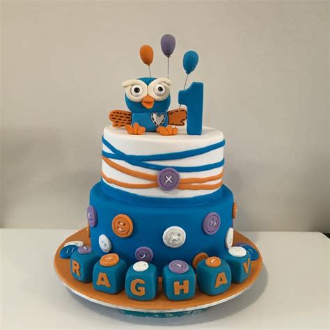 Giggle and hoot shapes book. Giggle and Hoot birthday cake - Three Sweeties