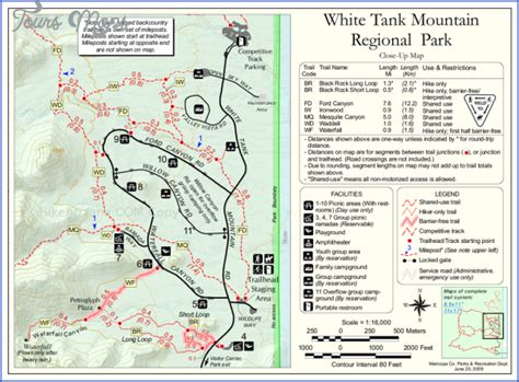 White Mountains Hiking Map