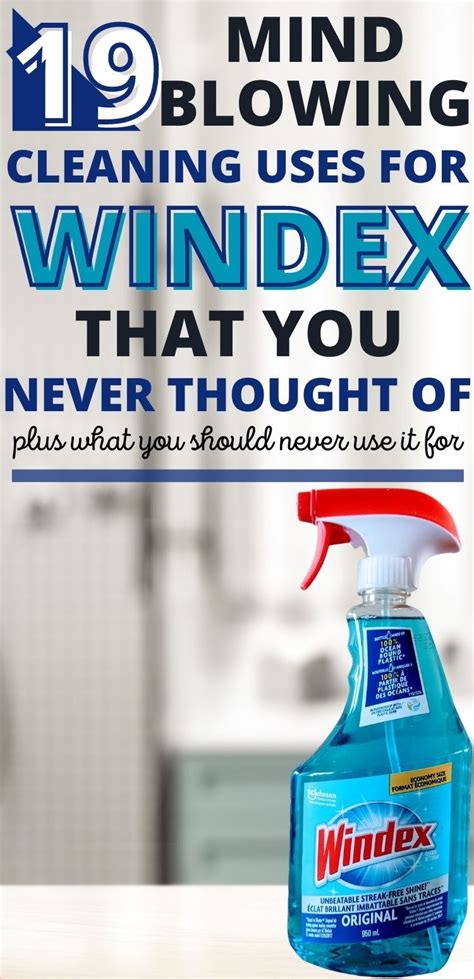 House Cleaning Hacks Tips And Tricks Using Windex In 2021 House