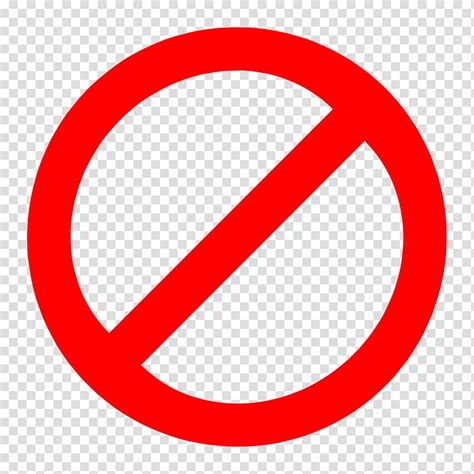 Not Allowed Nobg No Symbol Skinny Clip Art At Clker Com Vector Clip
