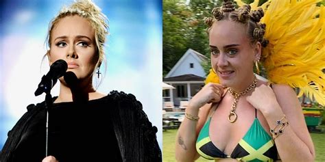 Adele Accused Of Cultural Misappropriation For Wearing Bantu Knots And Jamaican Flag Bikini