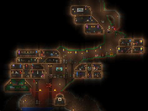 It fills the area between the surface and cavern layers, beginning at a depth of 0ft and extending downward. My first ever underground base. Any tips on improving ...