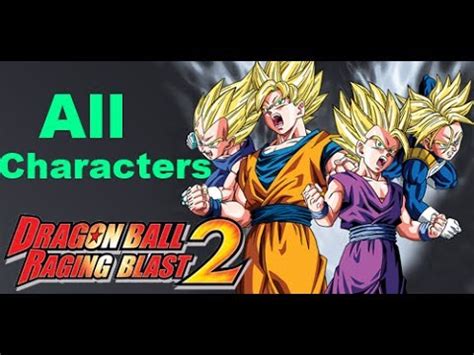In the story of dragon ball z: Dragon Ball Z Raging Blast 2 Japanese BGM - All Characters 720p ᴴᴰ - YouTube