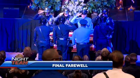 Private Ceremony Held For Pembroke Pines Police Officer Followed By Public Funeral Procession