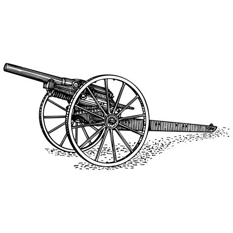 premium vector old cannon