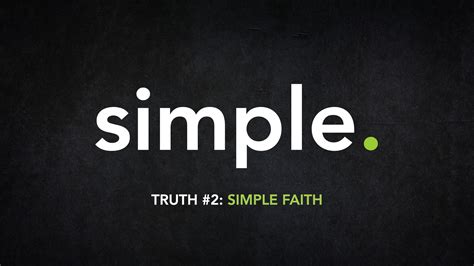 Simple Faith