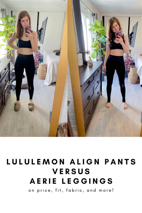 Lululemon Align Pants Versus Aerie Leggings Lments Of Style Fashion