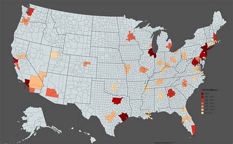 Top 50 Us Metro Areas By Gdp Vivid Maps