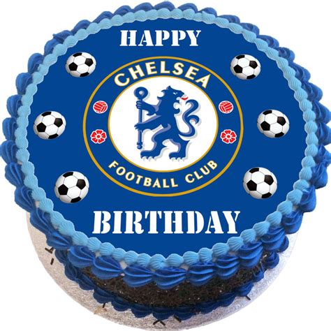 Chelsea Birthday Cake Flecks Cakes