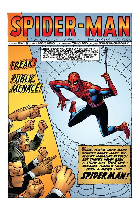 Amazing Fantasy 15 Spider Man Full Read Amazing Fantasy 15 Spider Man