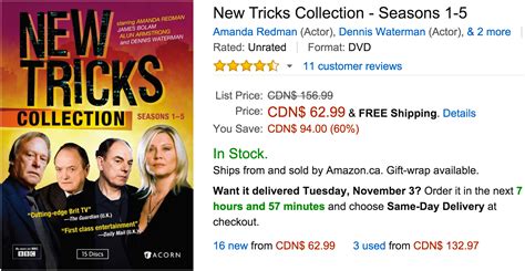 Amazon Canada Deals Of The Day Save 60 On The New Tricks Collection