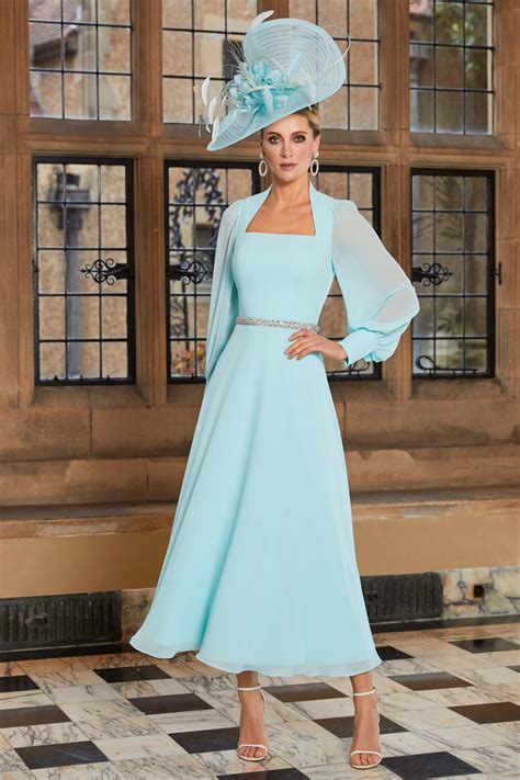 Mid Length Dress With Sleeves 70291 Catherines Of Partick Dresses