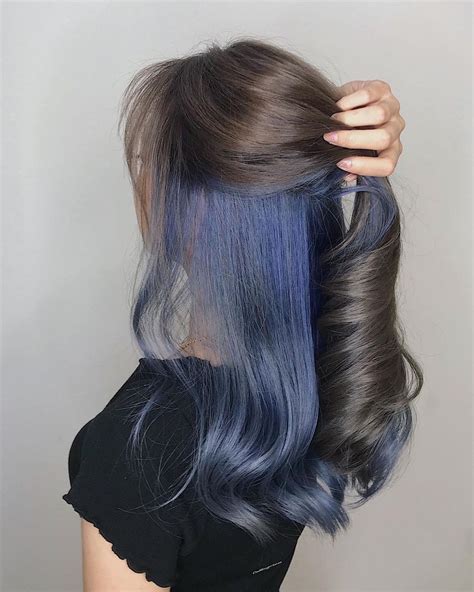 Underneath Dyed Hair Color Ideas For Brunettes Under Hair Dye Under Hair
