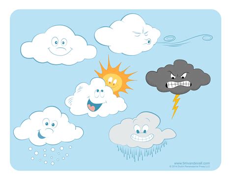 Clouds Clipart For Kids