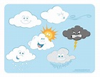 Weather for Kids | Free Cloud Templates and Weather Coloring Pages ...