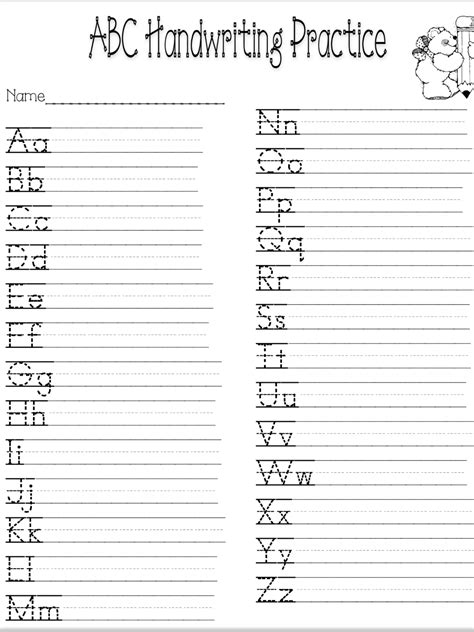 Simply print pdf file with alphabet writing practice sheets pdf free and you are ready to practice upper and lowercase tracing letters. Alphabet Writing Worksheets Az | Writing Worksheets Free Download