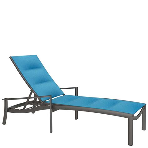 Kor Padded Sling Chaise Lounge Outdoor Patio Furniture Tropitone