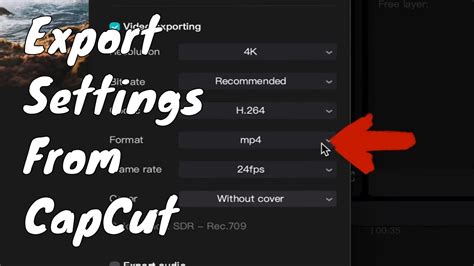 export video from capcut best settings quick and easy youtube