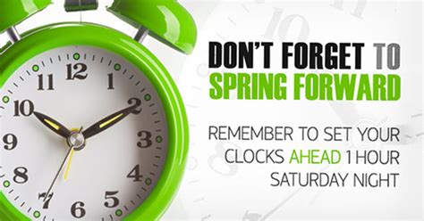 Most of you lost an hour of your sunday. Spring Forward 2018 - This Saturday Night :First ...