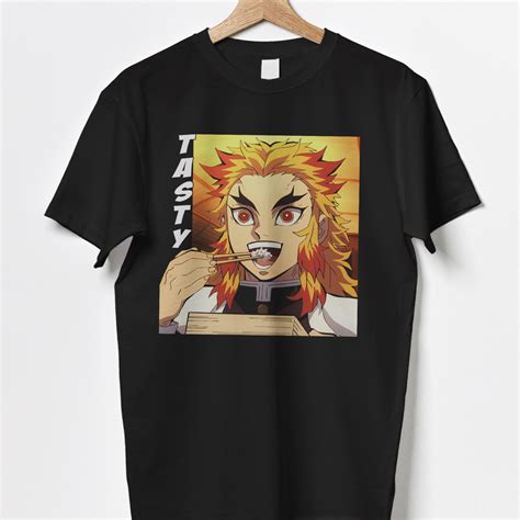 Kyojuro Rengoku Tasty Demon Anime Slayer Shirt Usztee Best T Shirts