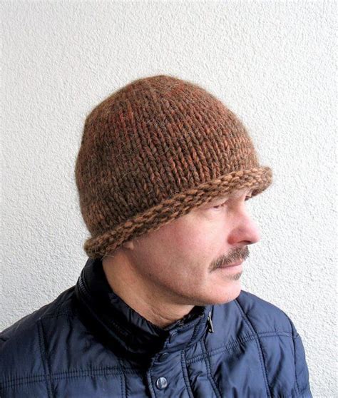 Mens Winter Hat 100 Natural Eco Icelandic Wool And Sheep Wool Etsy