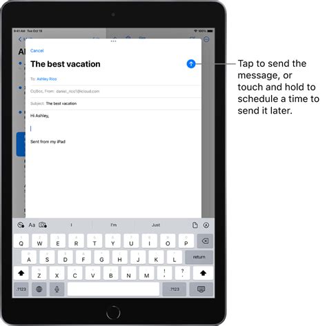 Send Email In Mail On Ipad Apple Support