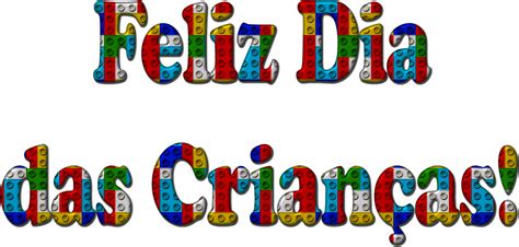 Alfabeto Decorativo Feliz Dia Das Crianças Png