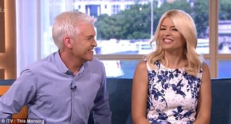 Blushing Holly Willoughby Talks Spanking On This Morning Daily Mail