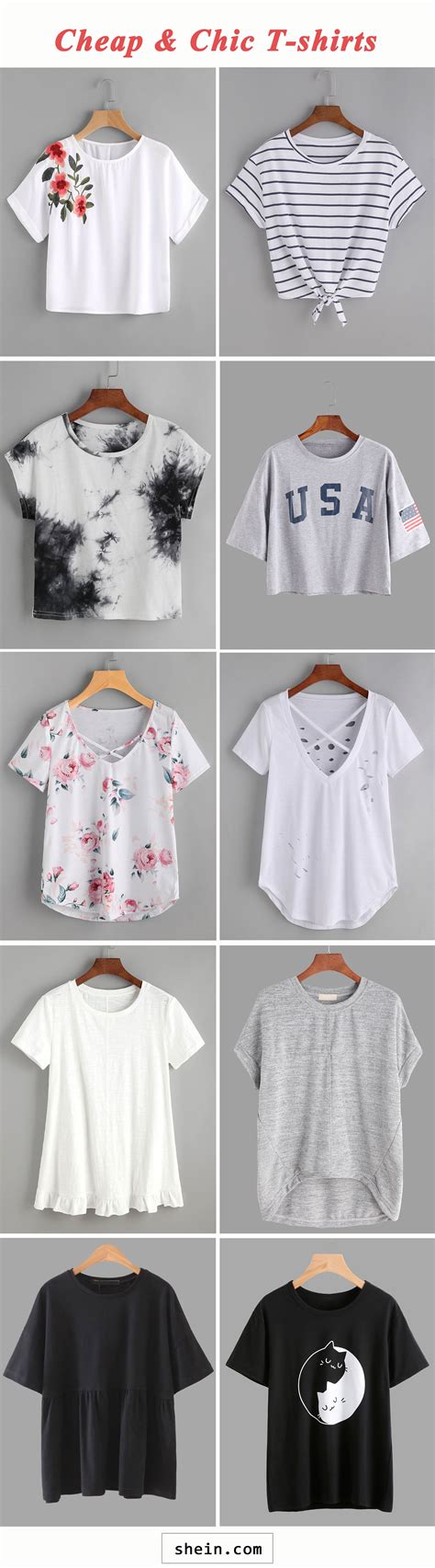 Cheap And Chic T Shirts Outfits For Teens Fall Outfits Summer Outfits
