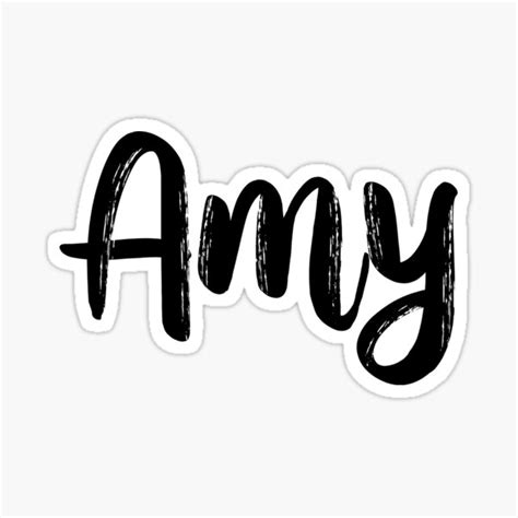 Amy Name Stickers Redbubble Free Download Nude Photo Gallery