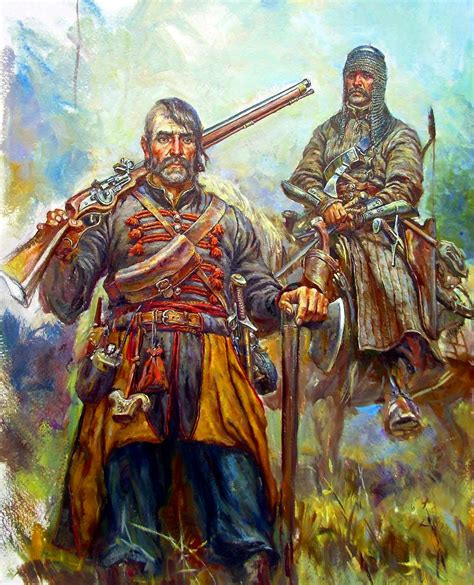 Cossack Mercenaries Thirty Years War Историческое искусство