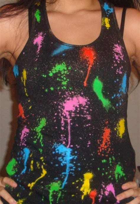 Before tracing over your original sketch, create a new layer by clicking the plus sign in the layers tab. Diy Splattered Paint T Shirt · How To Paint A T Shirt ...