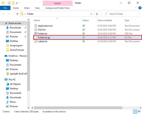 How To Create Targz Archive File In Windows