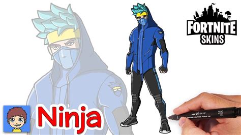How To Draw Ninja Step By Step Fortnite Easy Drawing Tutorial