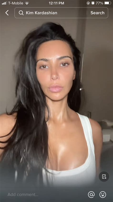 Watch Kim Kardashian Show Off A Rare Makeup Free Face On Tiktok Flipboard