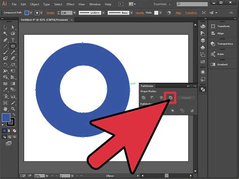 Cara Memotong Lubang Dalam Objek Di Adobe Illustrator 9 Langkah