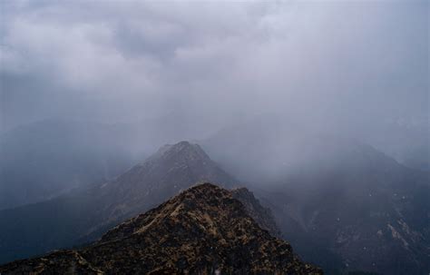 Misty Mountain Top Scenery Pixahive