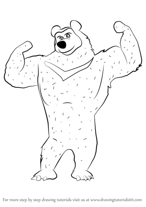 The polar bear is the largest, at 1,600 pounds (730 kilograms). Learn How to Draw The Black Bear from Masha and the Bear ...