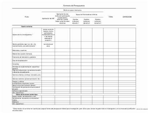 Formatos Para Presupuestos En Excel Ufreeonline Template Rezfoods