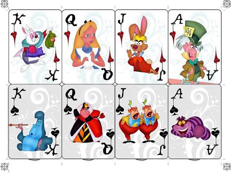 I used actual playing cards to make him (which proved rather difficult actually). alice in wonderland card guards | Alice in Wonderland Playing Cards | Things to make | Pinterest ...