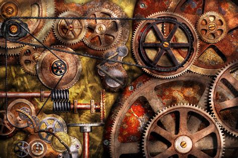 Steampunk Gears Inner Workings Photograph By Mike Savad
