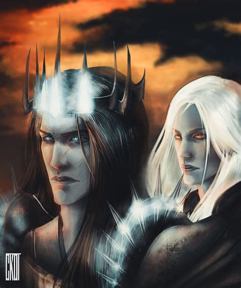 Pin On Two Dark Lords Sauron And Melkor