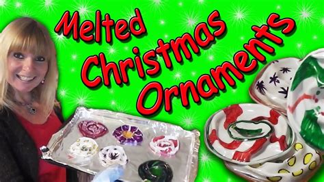 How To Make Melted Christmas Ornaments Out Of Cups Youtube