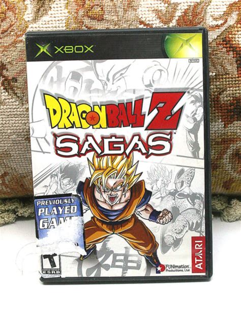 Dragon Ball Z Sagas Microsoft Xbox 2005 For Sale Online Ebay