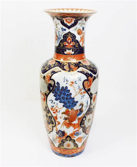 Pair Of Huge Yokohama Porcelain Vases Design Füllman Ak Kaiser